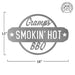 Rusted Orange Craftworks Co. Outdoor Grill Accessories Smokin' Hot Plaques - Personalized Outdoor Hanging Barbecue Signs