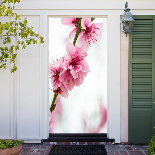 DoorFoto Door Cover Springtime Flower Door Cover
