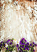 DoorFoto Door Cover Vintage Purple Bouquet