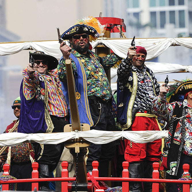 Pirates at the annual Tampa Pirate Festival
