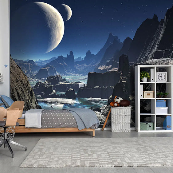 Galaxy Themed Bedroom