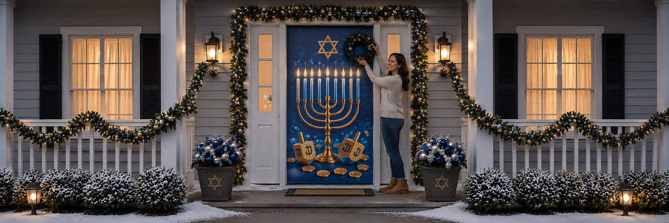 Hanukkah Door Wraps