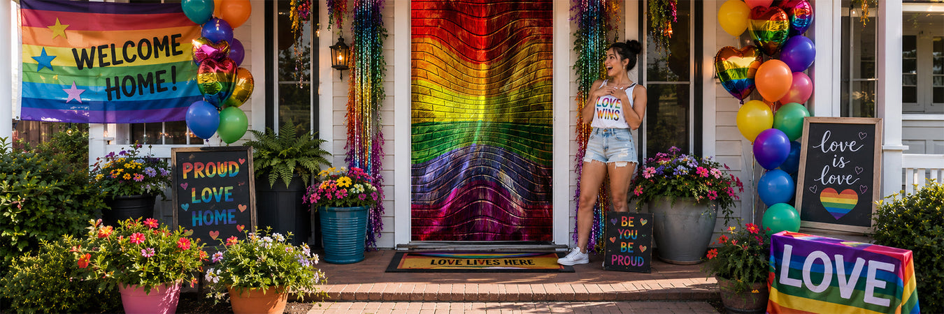 LGBTQ+ Fabric Door Covers