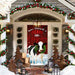 DoorFoto Door Cover Merry Christmas Cattle Door Cover