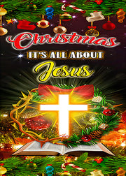 DoorFoto Door Cover Jesus Christmas Decor