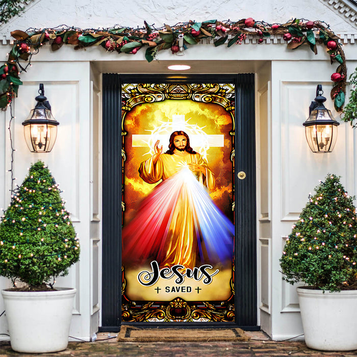 DoorFoto Door Cover Jesus Of Divine Mercy Door Cover