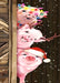 DoorFoto Door Cover Christmas Pigs