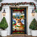 DoorFoto Door Cover Deer Christmas Door Cover