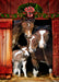 DoorFoto Door Cover Happy Family Horse Door Cover