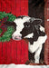 DoorFoto Door Cover Cow Farmhouse Door Cover