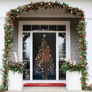 Christmas Tree Door Cover | Best Christmas Decorations — DoorFoto