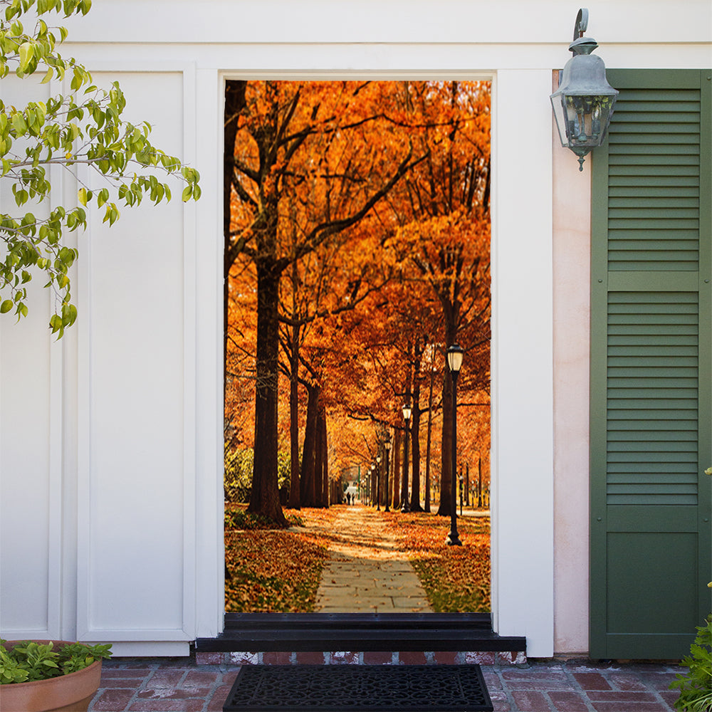 Fall Door Cover