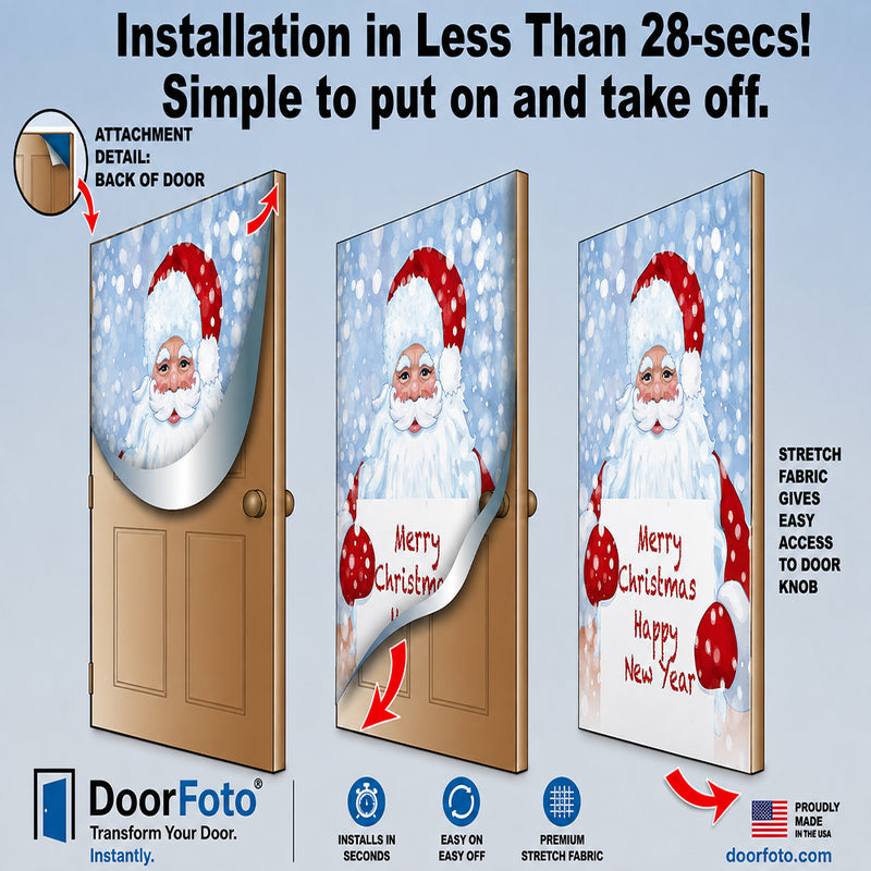 Santa Door Decoration