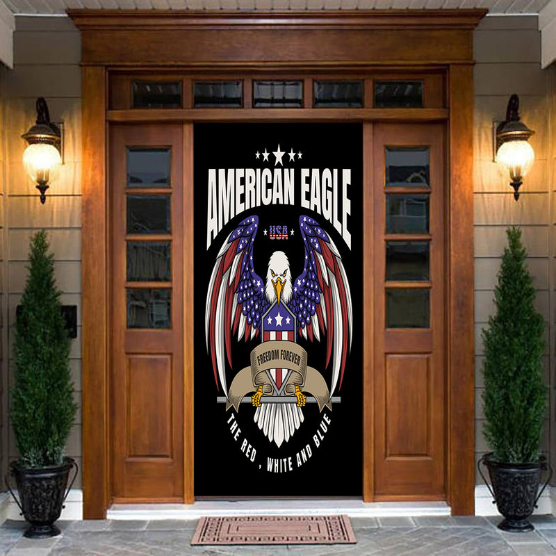 DoorFoto Door Cover Freedom Eagle