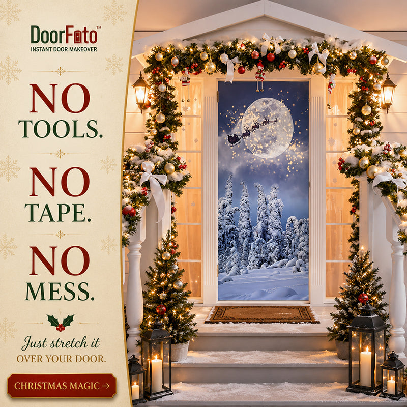 Sleigh Ride Door Cover