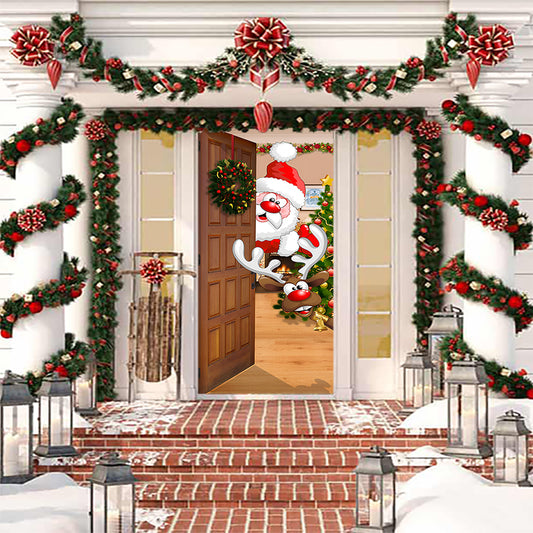 Santa Door Decor