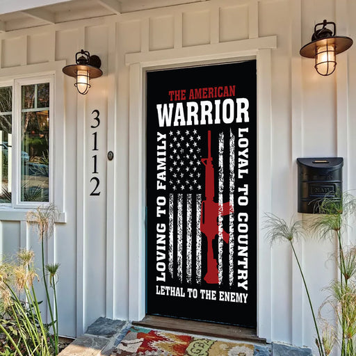 DoorFoto Door Cover American Warrior