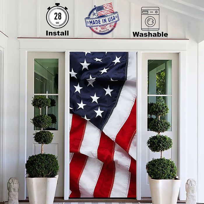 DoorFoto Door Cover Patriotic Door Banner