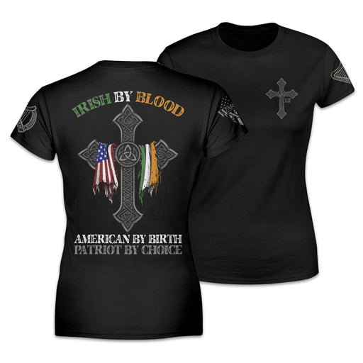 Warrior 12 - A Patriotic Apparel Company Women's Shirts Irish By Blood - Women's Relaxed Fit