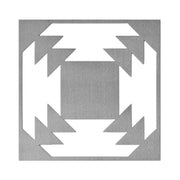 Rusted Orange Craftworks Co. Quilt Block Wall Art - 8 Styles - Hanging Patchwork Pattern Designs