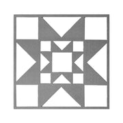 Rusted Orange Craftworks Co. Quilt Block Wall Art - 8 Styles - Hanging Patchwork Pattern Designs