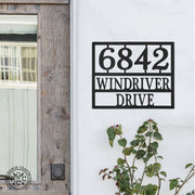 Rusted Orange Craftworks Co. Address Signs Why the Long Address - 3 Sizes - Address Numbers for Houses Plaque