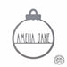 Rusted Orange Craftworks Co. Holiday Ornaments Amelia Jane Ornament Collection - 5 pack - Customized Christmas Ornament