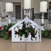 Rusted Orange Craftworks Co. Nativity Sets Angels Nativity Silhouette - Single Piece Nativity Scene Christmas Decor