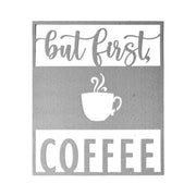 Rusted Orange Craftworks Co. Decorative Plaques But First Coffee Farmhouse Kitchen Collection - 8 Styles - Home & Kitchen Decorations