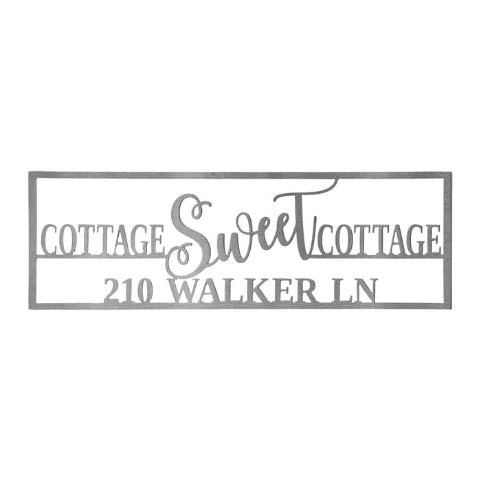 Rusted Orange Craftworks Co. Decorative Plaques Home Sweet Home Custom - Ranch Sign Front Door Rustic Modern Wall Decor