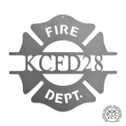 Rusted Orange Craftworks Co. Decor Everyday Heroes Signs - Firefighter, EMT, Doctors or Medical Office Name Plates For Wall or Tabletop