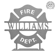 Rusted Orange Craftworks Co. Decor Everyday Heroes Signs - Firefighter, EMT, Doctors or Medical Office Name Plates For Wall or Tabletop