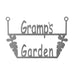Rusted Orange Craftworks Co. Seasonal & Holiday Decorations Garden Hanger / Gramp's His and Her Garden Signs - Decorative Garden Signs Gifts for Men and Women