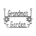 Rusted Orange Craftworks Co. Seasonal & Holiday Decorations Garden Hanger / Grandma's His and Her Garden Signs - Decorative Garden Signs Gifts for Men and Women