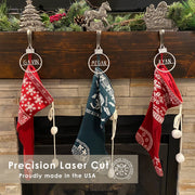 Rusted Orange Craftworks Co. Holiday Ornaments Amelia Jane Ornament Collection - 5 pack - Customized Christmas Ornament