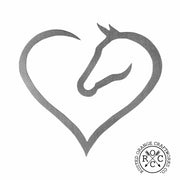 Rusted Orange Craftworks Co. Posters, Prints, & Visual Artwork Horse Heart Silhouette - 4 Sizes - Cowgirl Room Horse Wall Decor