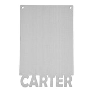 Rusted Orange Craftworks Co. Decorative Plaques Magnet Board With Name - 2 sizes - Personalized Magnetic Board for Wall Decor