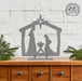 Rusted Orange Craftworks Co. Nativity Sets 9" Nativity Silhouette - 4 Styles - Birth of Jesus Scene Figures