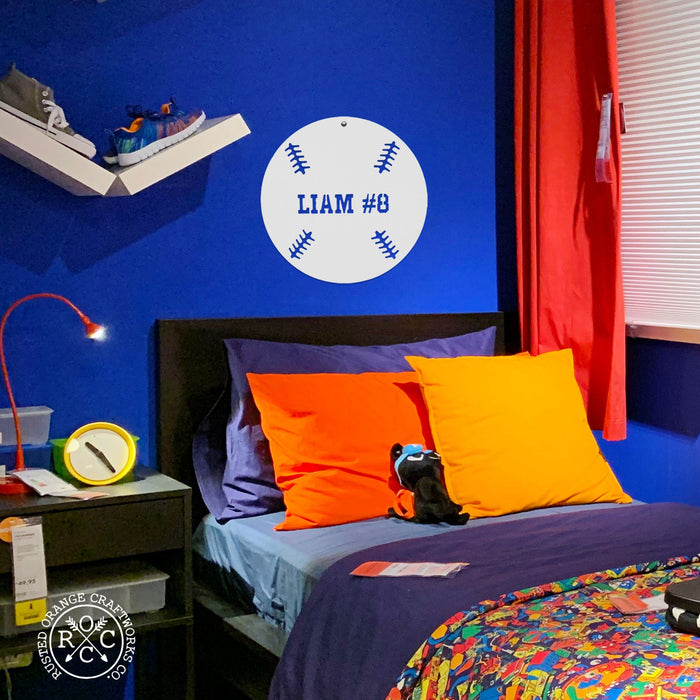 Rusted Orange Craftworks Co. Sporting Goods Sports Balls Magnetic Board - 6 Styles - Sports-themed Magnet Board For Wall