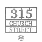 Rusted Orange Craftworks Co. Address Signs Why the Long Address - 3 Sizes - Address Numbers for Houses Plaque