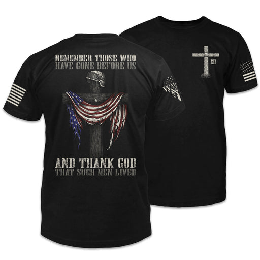 Warrior 12 - A Patriotic Apparel Company Men's Shirts Remember Those Before Us