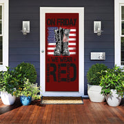 DoorFoto Door Cover RED Friday Boots