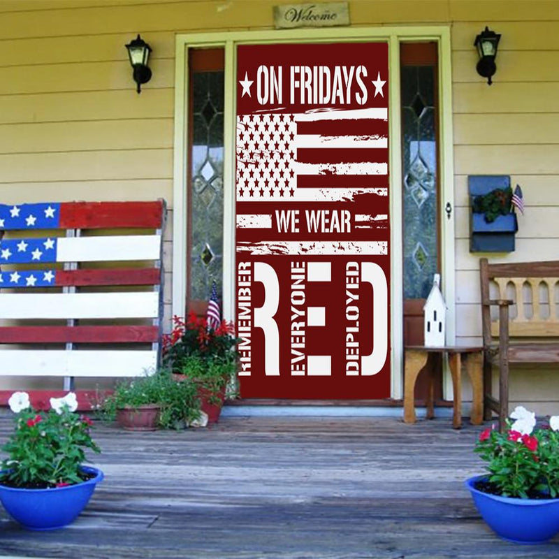 DoorFoto Door Cover Remember Everyone Deployed