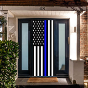 DoorFoto Door Cover Thin Blue Line