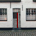 DoorFoto Door Cover Thin Red Line