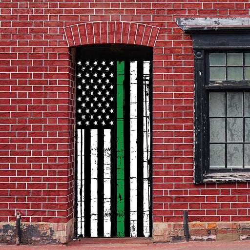 DoorFoto Door Cover Military Support Flag