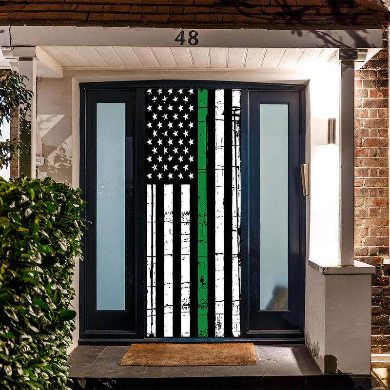 DoorFoto Door Cover Military Support Flag