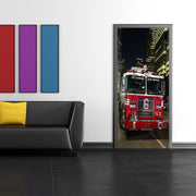 DoorFoto Door Cover Firefighter Party Decorations