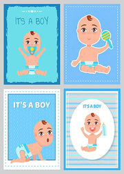 DoorFoto Door Cover It's a Boy Banner