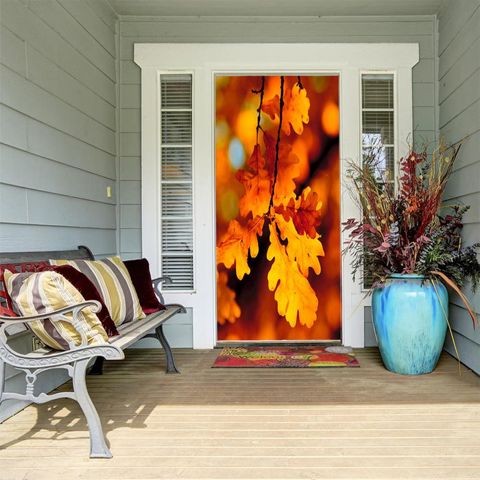 DoorFoto Door Cover Autumn Door Hanger
